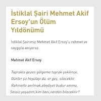 Read more about the article Vatan Şairimiz Mehmet Akîf Ersoy